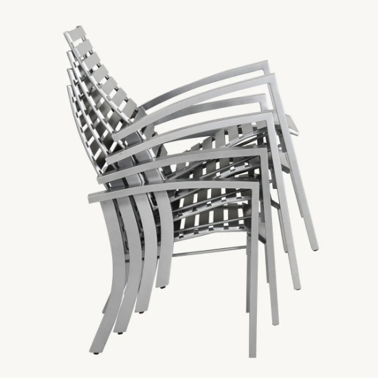 Orion Slats Stackable Dining Chair - 1040