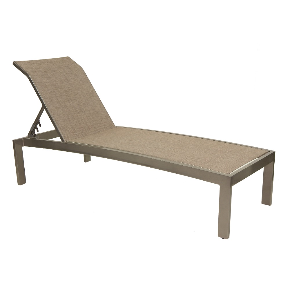 Castelle Orion Adjustable Sling Chaise Lounge - 1072S