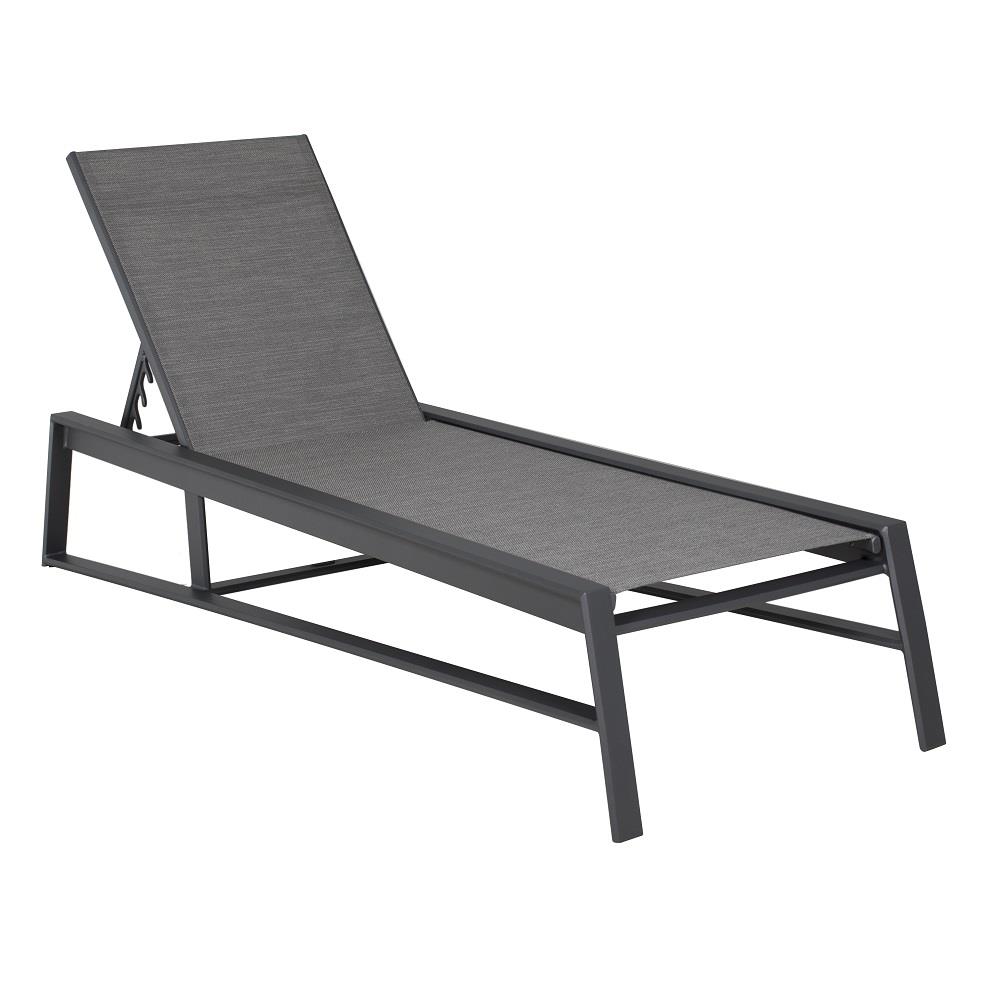 Prism aluminum chaise with sling seating