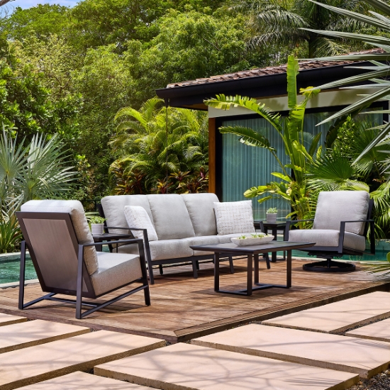 Prism Cushioned Lounge Swivel Rocker - 0E15B