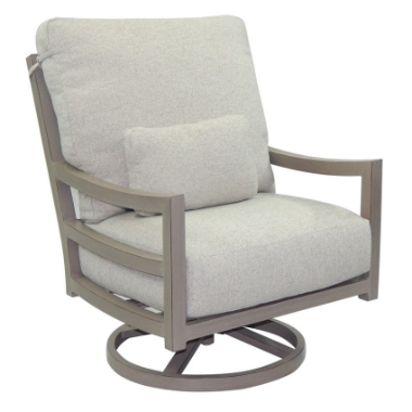 Castelle Roma High Back Cushioned Lounge Swivel Rocker  - 9616R