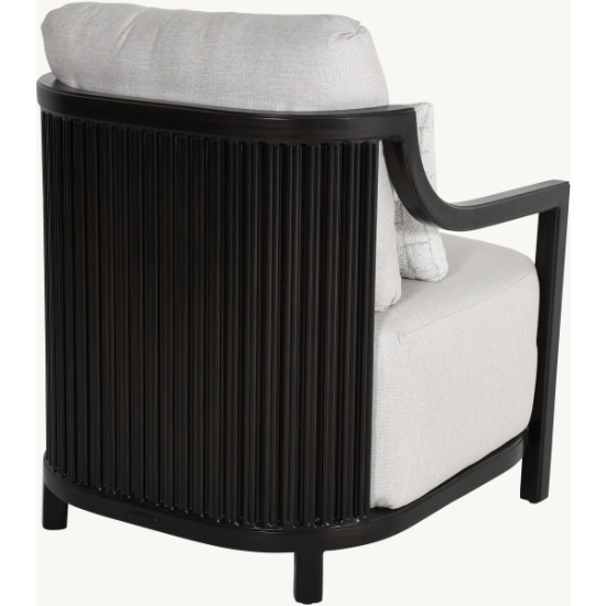 Samara Cushioned Lounge Chair with One Accent Pillow - 6B10R