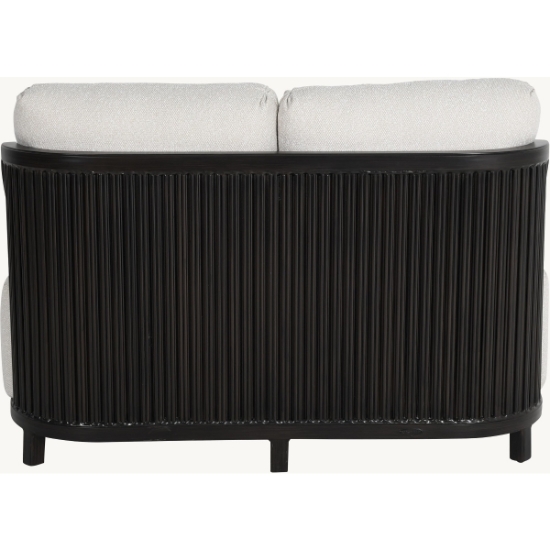 Samara Cushioned Loveseat with Two Accent Pillows - 6B11R