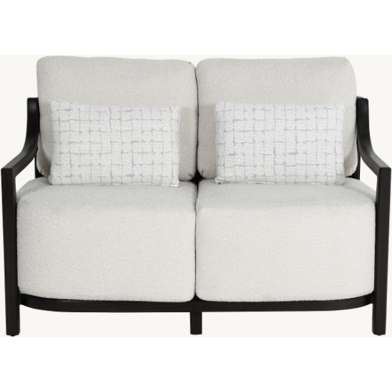 Samara Cushioned Loveseat with Two Accent Pillows - 6B11R