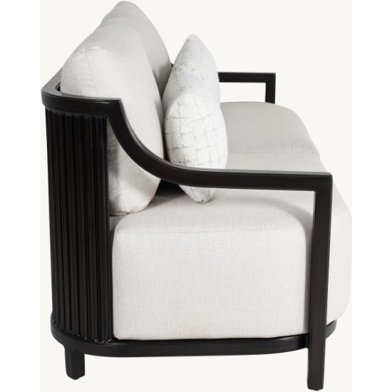 Samara Cushioned Sofa with Three Accent Pillows - 6B14R