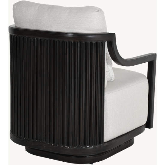 Samara Cushioned Lounge Action Chair with One Accent Pillow - 6B18R
