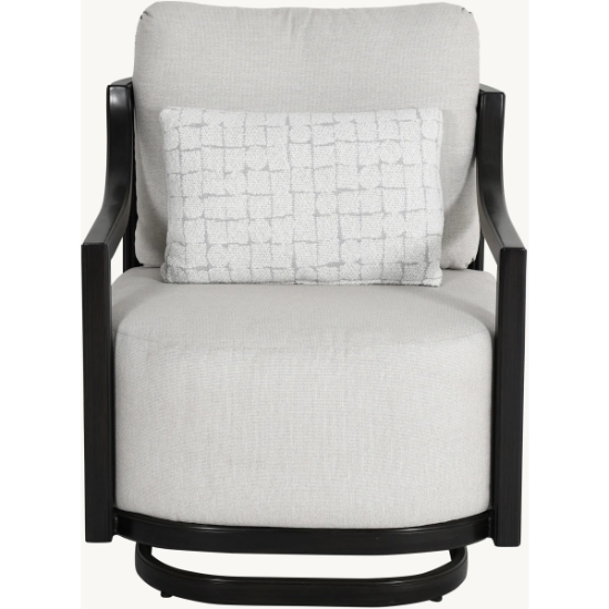 Samara Cushioned Lounge Action Chair with One Accent Pillow - 6B18R