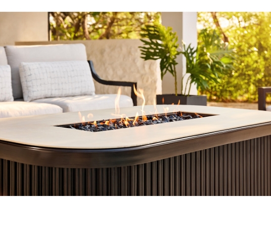 Samara Patio Set with Firepit Table - CS-SAMARA-SET2