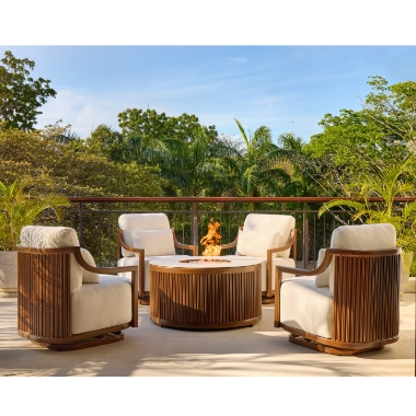 Castelle Samara Outdoor Firepit Set
