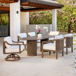 Castelle Samara Outdoor Dining Set for 6