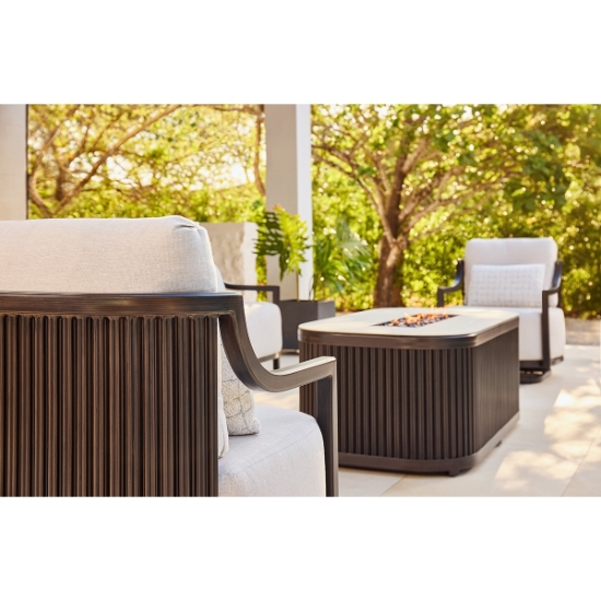 Samara Cushioned Lounge Chair with One Accent Pillow - 6B10R