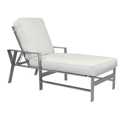 Castelle Trento Adjustable Cushioned Chaise Lounge - 3132T