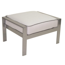 Castelle Trento Cushioned Ottoman - 3133T