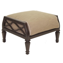 Castelle Villa Bianca Cushioned Ottoman - 1113T
