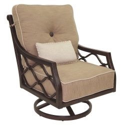 Castelle Villa Bianca High Back Cushioned Lounge Swivel Rocker - 1116T