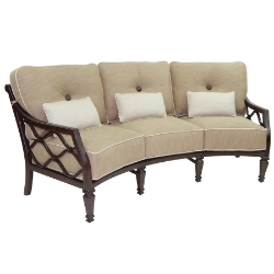 Castelle Villa Bianca Cushioned Crescent Sofa  - 1144T