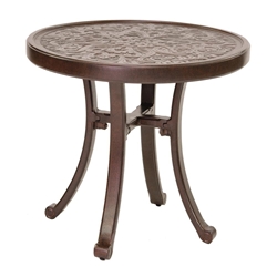 Castelle Vintage 24" Round Occasional Table - NCP24