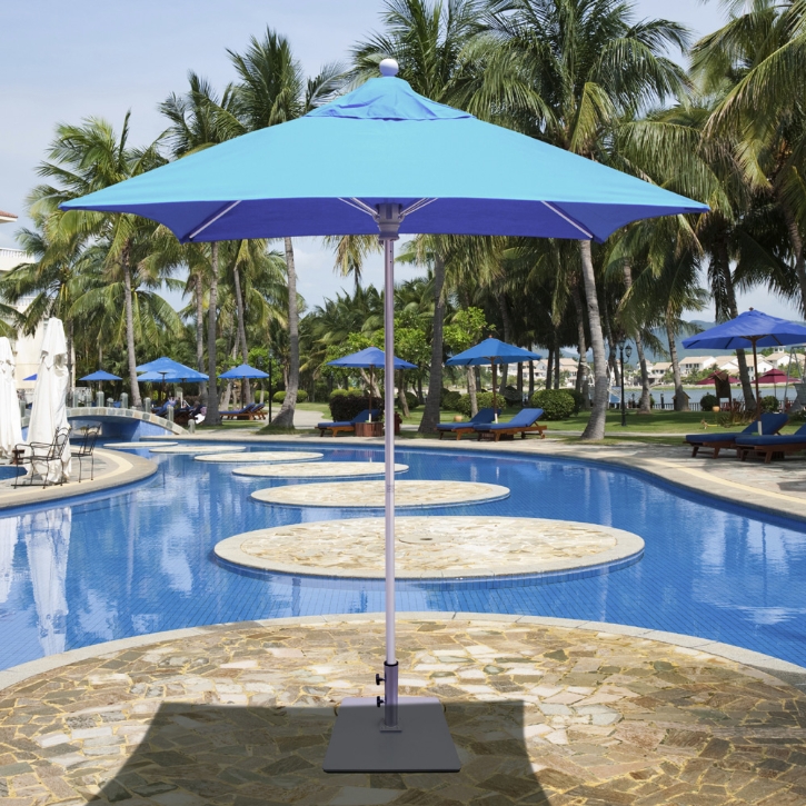 6 foot outdoor patio umbrella Punchau Ft - Beige Market Umbrella, Easy easy to assemble PURPLE LEAF Porch Table Umbrella