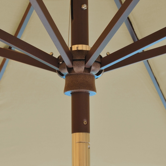 Aluminum 11' Round Umbrella with Deluxe Auto Tilt - 789