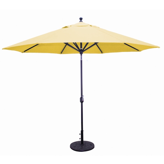 Aluminum 11' Round Umbrella with Deluxe Auto Tilt - 789
