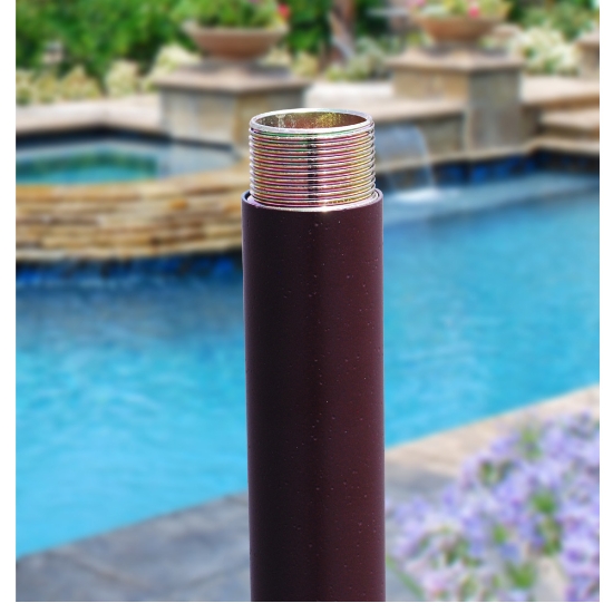 Aluminum 11' Round Umbrella with Deluxe Auto Tilt - 789