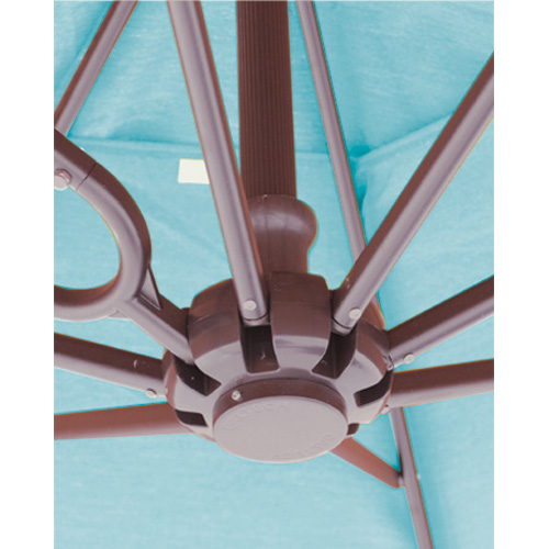 Aluminum 10' x 10' Square Cantilever Umbrella with Easy Lift - 897