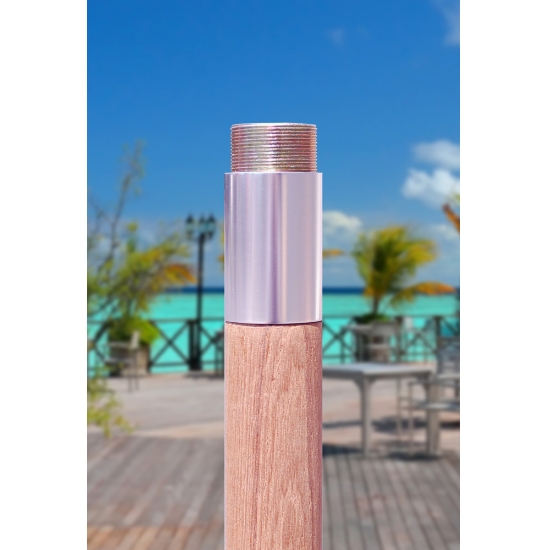 Teak 11' Umbrella with Crank Lift - 587TK