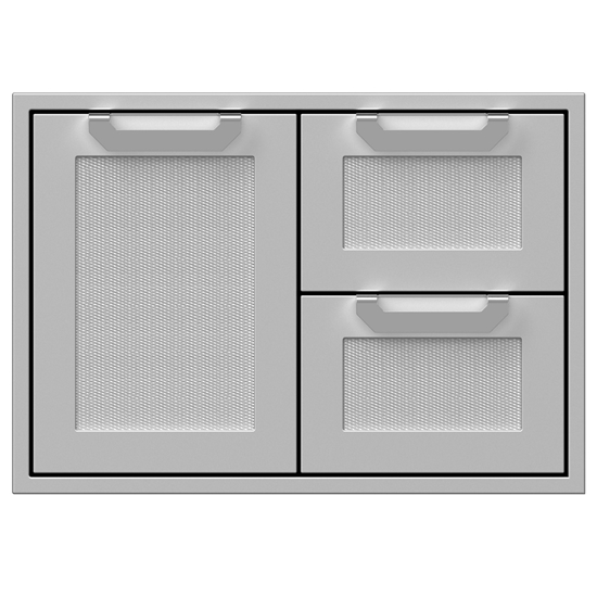 30" Double Drawer and Storage Door - AGSDR30