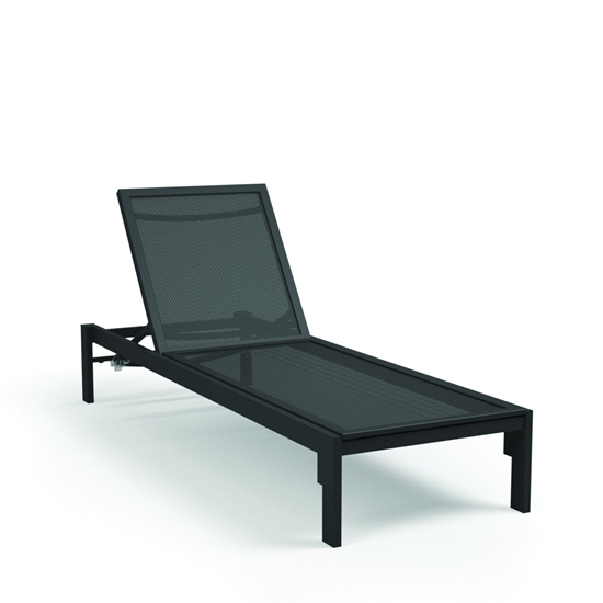 adjustable back aluminum chaise lounge chair
