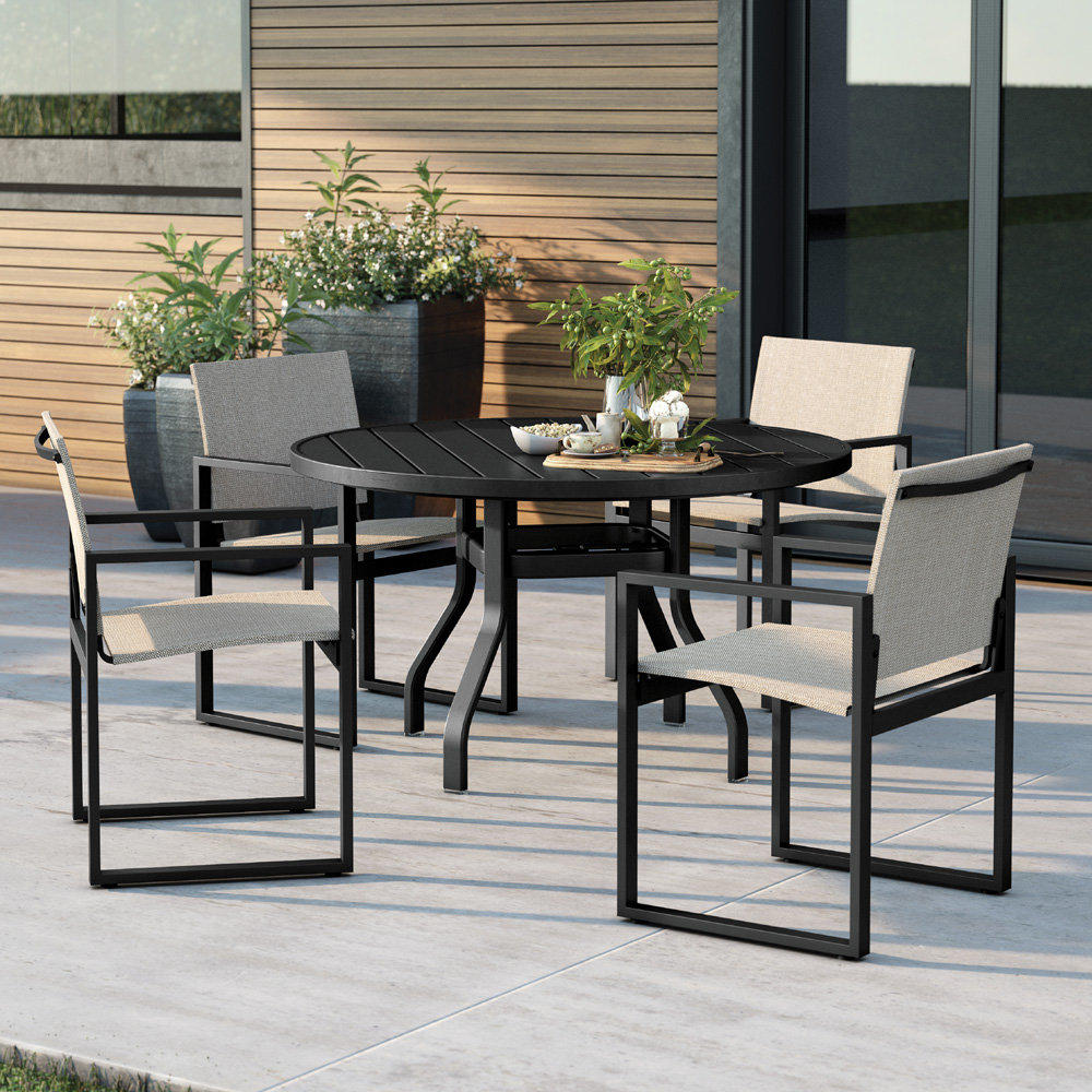 American made outdoor elevated dining furniture