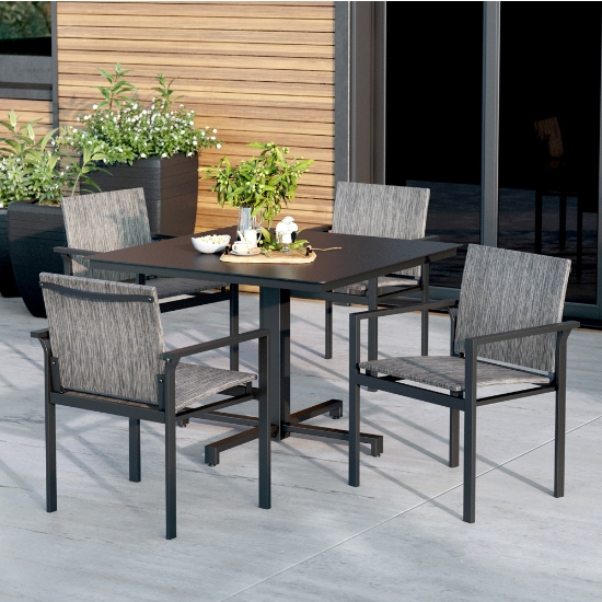 Homecrest Allure Sling Cafe Dining Set for 4 - HC-ALLURE-SET8