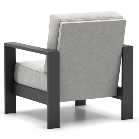 Blair Slip Cover Chat Chair ash back