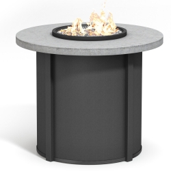 Homecrest Concrete 42" Round Balcony Fire Table - 34.5"H - 42RCTFPTT-89RBC
