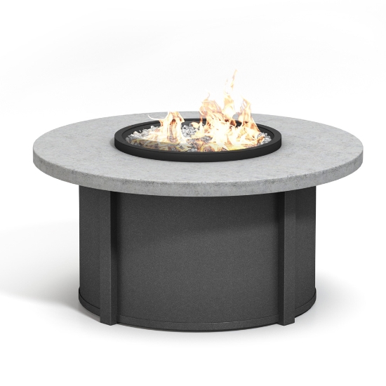 Homecrest Concrete 42" Round Fire Pit Table - 21.5"H - 42RCTFPTT-89RNC