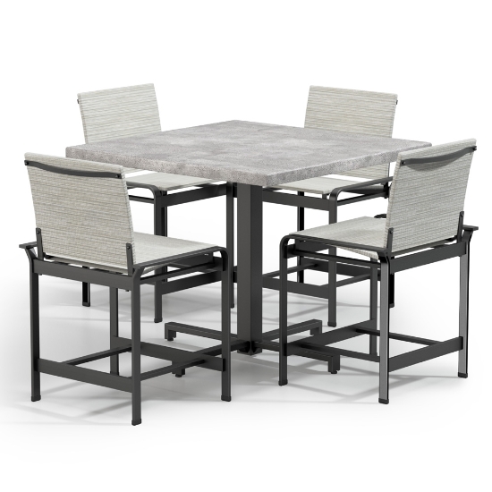 concrete dining set