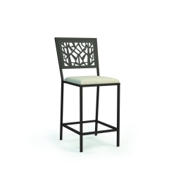 Homecrest Echo Armless Balcony Stool with Seat Cushion - 9458P