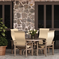 Homecrest Elements Sling Modern Dining Set for 4 - HC-ELEMENTS-SET6