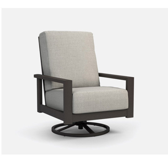 Homecrest Elements Cushion High Back Swivel Rocker Chat Chair - 5192A