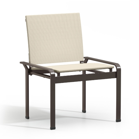 Elevate Sling Armless Cafe Chairs - Stackable