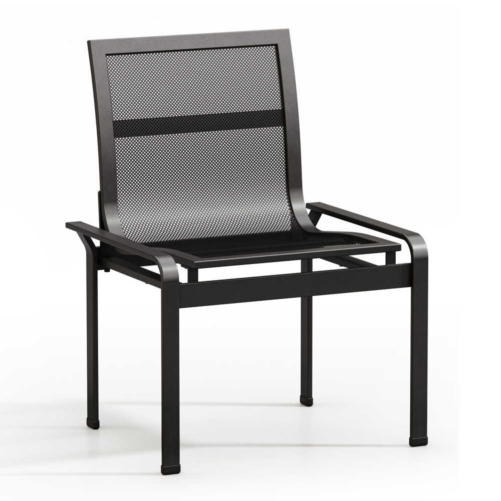 Homecrest Elevate Mesh Armless Cafe Chair - Stackable - 5635M