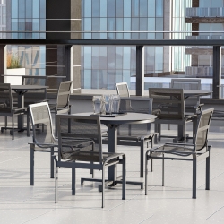 Homecrest Elevate Mesh Outdoor Dining Set for 4 - HC-ELEVATE-SET3