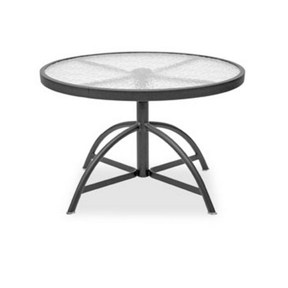Homecrest Glass 30 Round Adjustable, 30 Inch Round Outdoor Coffee Table