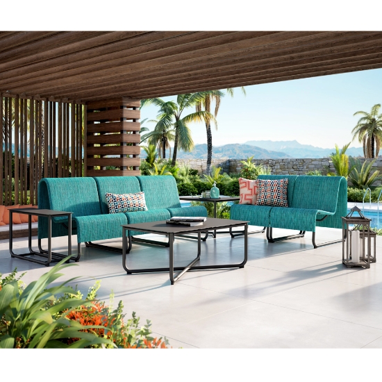 Homecrest Infiniti Deep Seating Patio Set without Cushions - HC-INFINITI-SET1