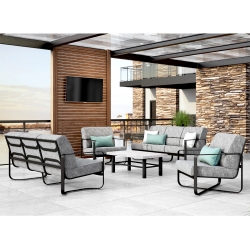 Homecrest Jaxon Sofa and Lounge Chair Patio Set - HC-JAXON-SET2