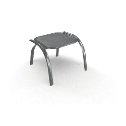 Homecrest Mesh 23 Inch Square Side Table/Ottoman - 2F120