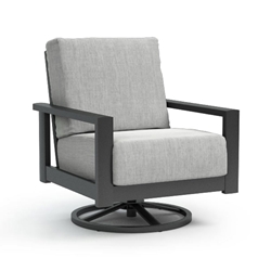 Homecrest Quick Ship Elements Cushion Swivel Rocker Chat Chair - Q5190A