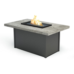 Homecrest Quick Ship Timber Chat Height Fire Table - 32" x 52" - Q893252XCTM