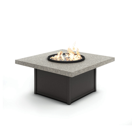 Homecrest Shadow Rock 42" Square Chat Fire Pit - 42SQSHTT-89SNC