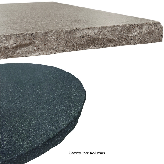 faux stone easy care fire table