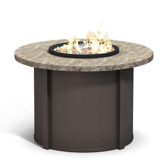 Homecrest Slate 42" Dining Fire Table - 42RSLFPTT-89RDC